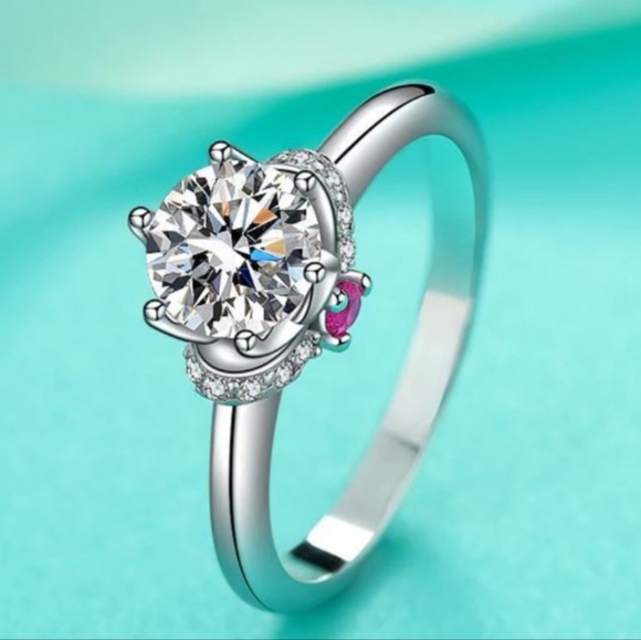 Brilliant Moissanite 1 ctw - Picture 1 of 8